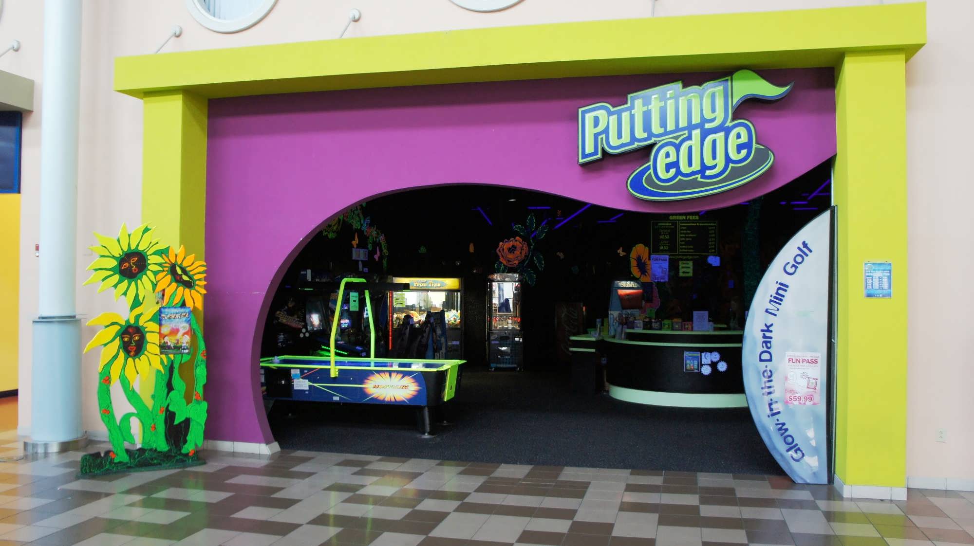 Putting Edge Glow In The Dark Mini Golf Putt Your Way Into The Abyss