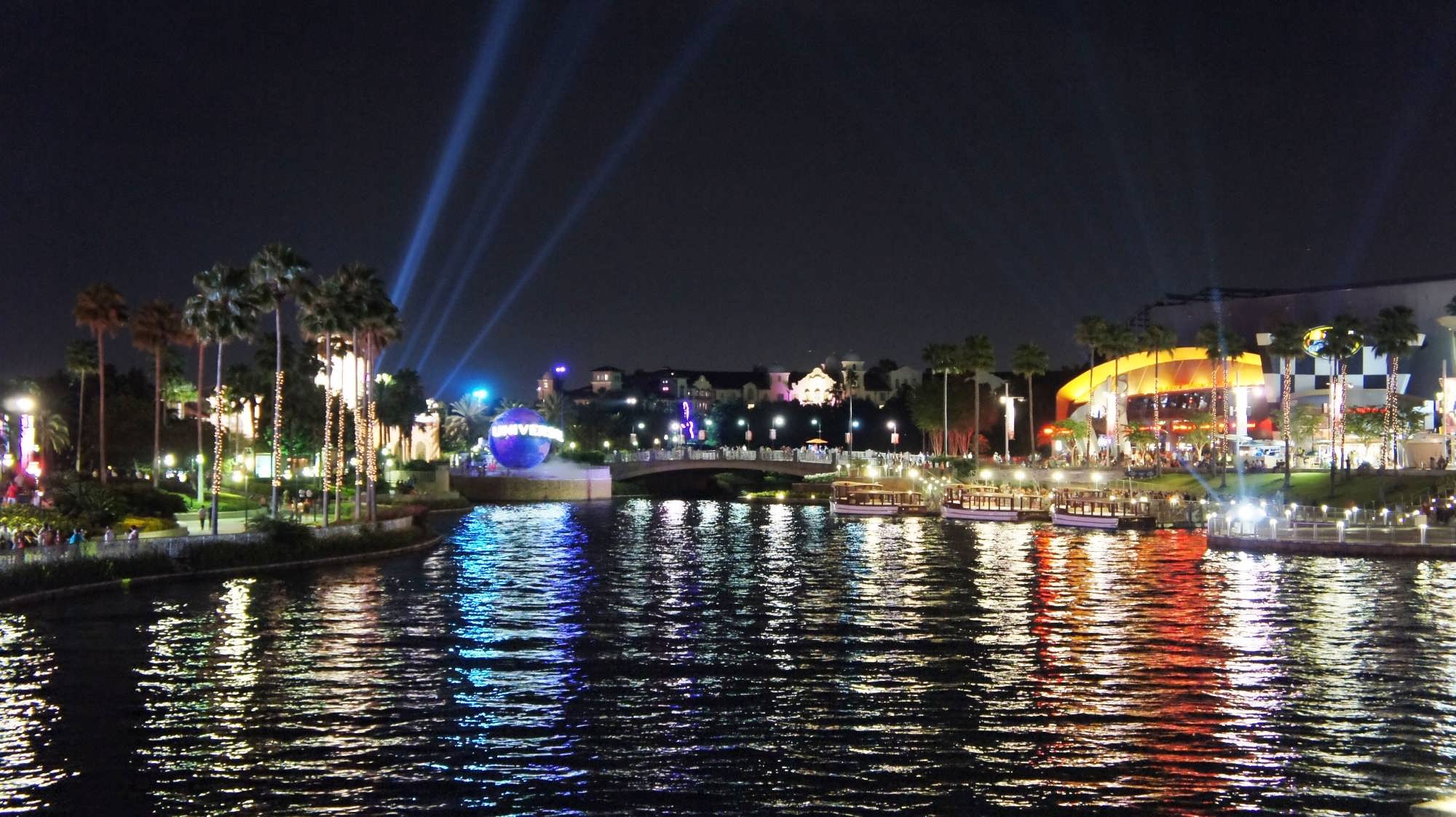 Universal Studios Florida Summer Concert Series & CityWalk at night