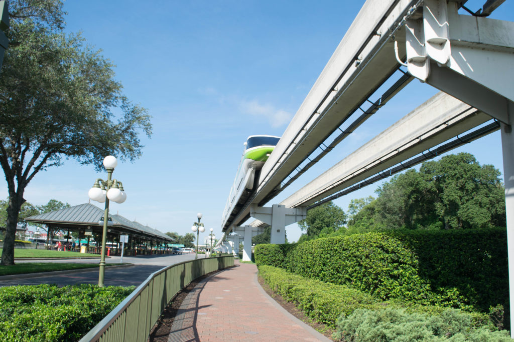 The Contemporary walkway to Magic Kingdom at Disney World