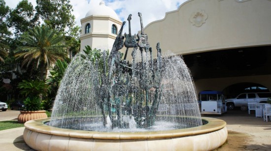 Hard Rock Hotel's entrance area.