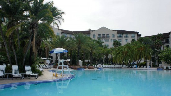 Hard Rock Hotel's pool area.