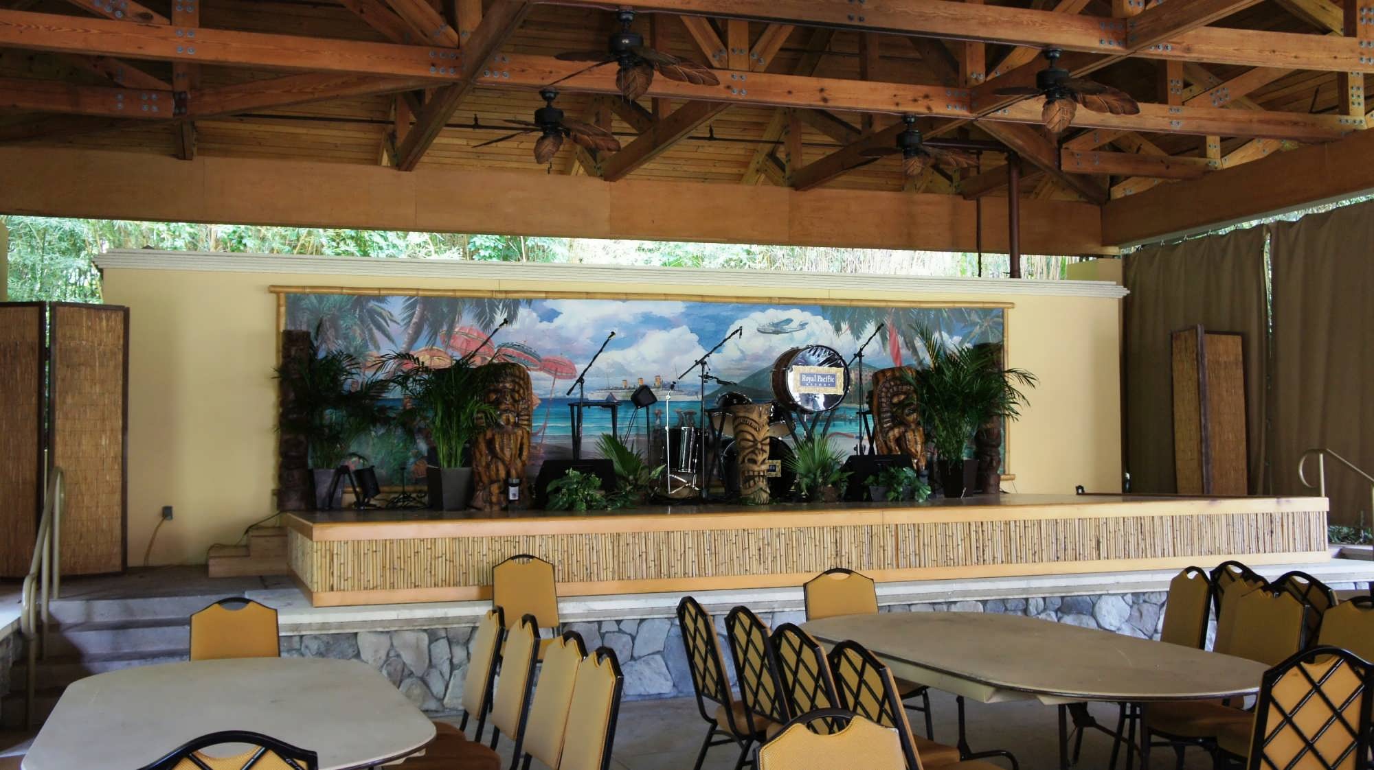 Wantilan Luau stage at Royal Pacific Resort