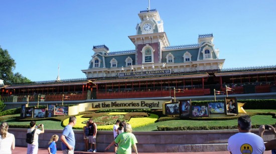 Entrance to Magic Kingdom at Walt Disney World.