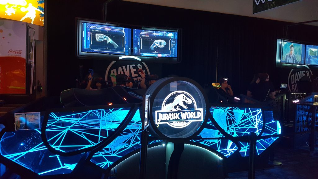 "Jurassic World: VR Expedition" at Dave & Buster's Orlando