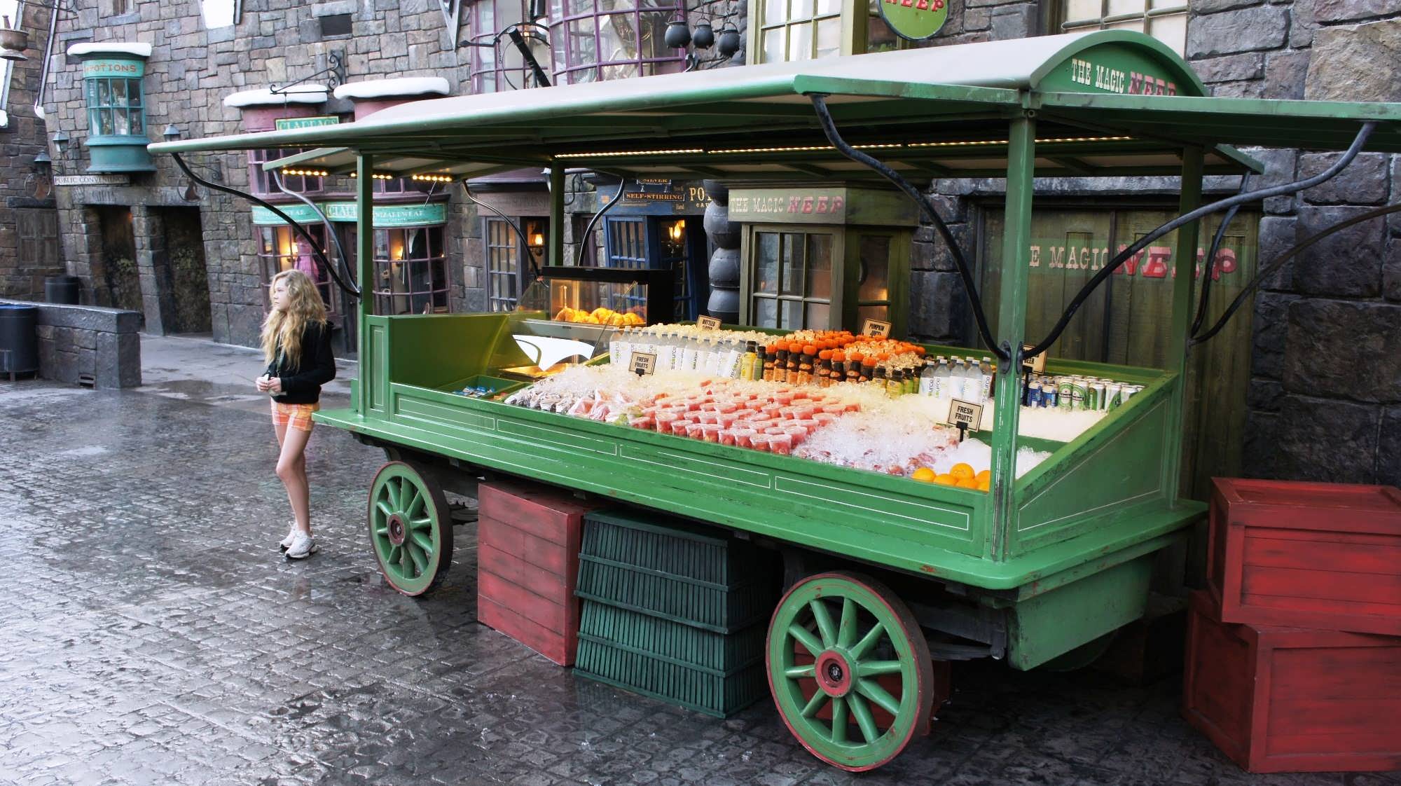 Breakfast cart in Hogsmeade Village