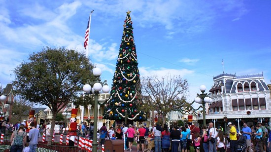 Magic Kingdom holiday decorations 2011.