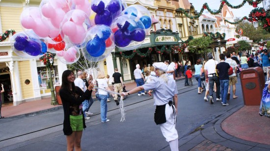 Magic Kingdom holiday decorations 2011.