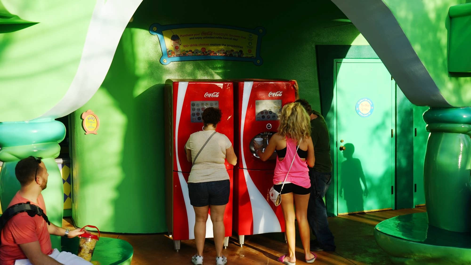 Coke Freestyle station at IOA’s Seuss Landing