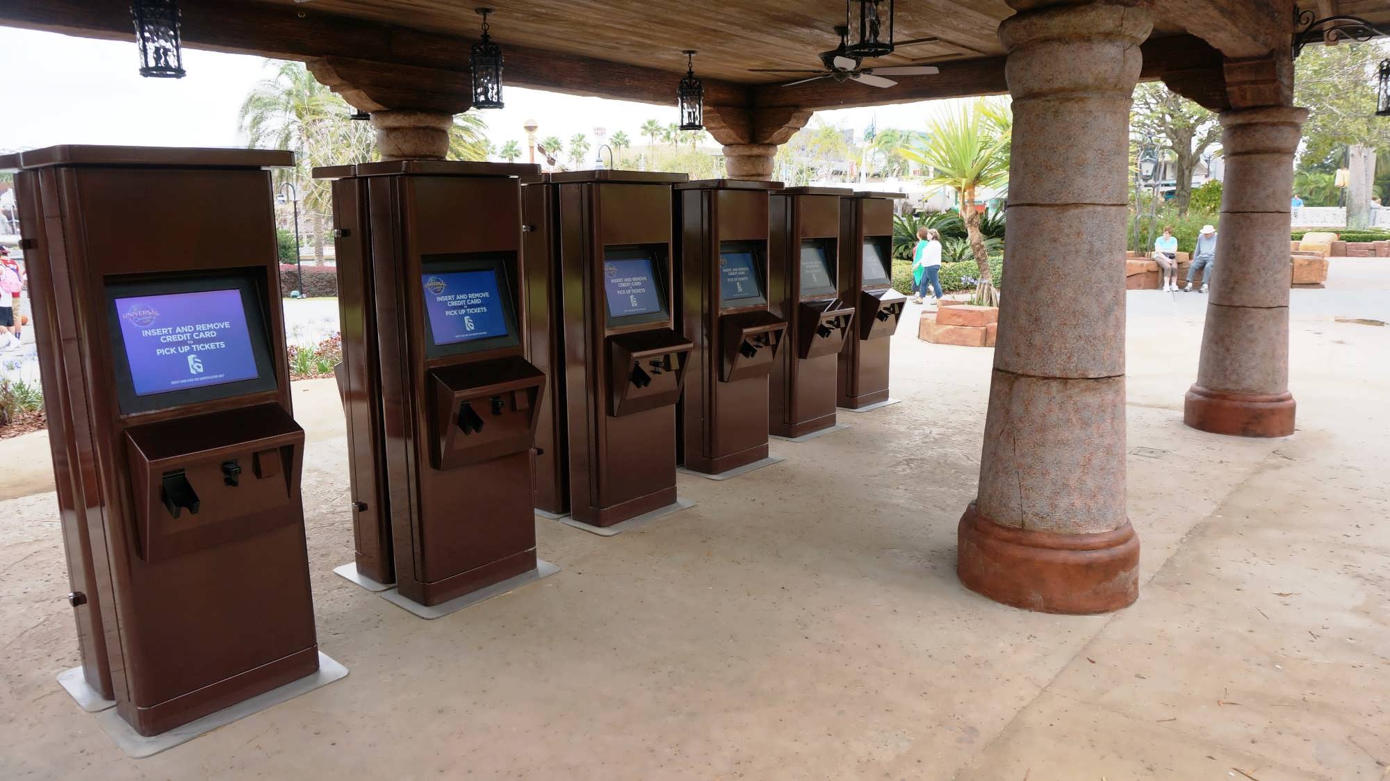 Electronic Will Call Kiosks at Islands of Adventure