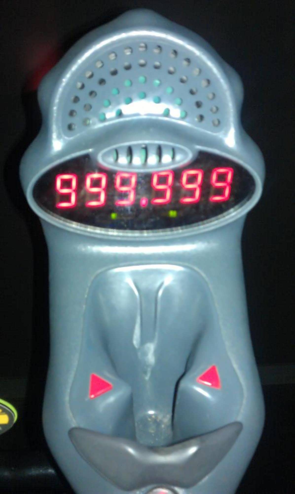 High score of 999,999 points at MEN IN BLACK Alien Attack at Universal Studios Florida