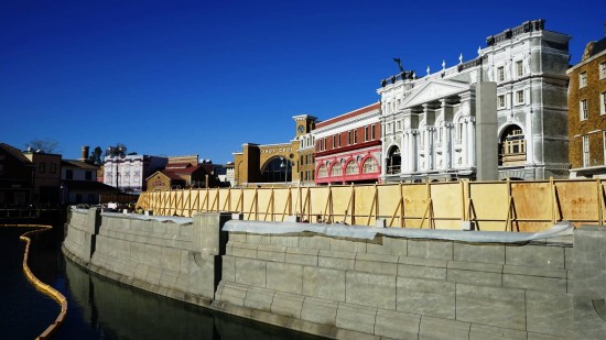 London waterfront at Diagon Alley - March 13, 2014.