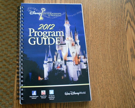 Disney's 2012 Internships & Programs Guide.