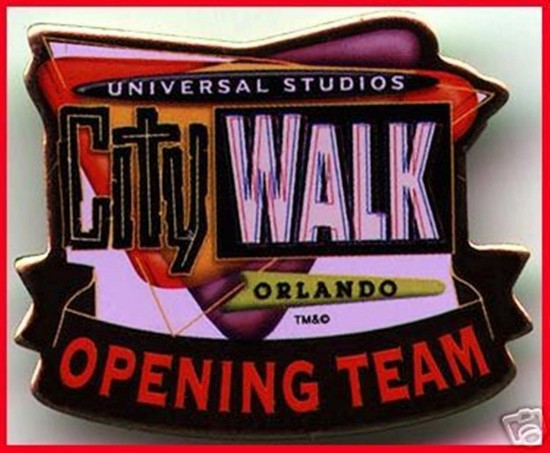 CityWalk “Opening Team” pin.