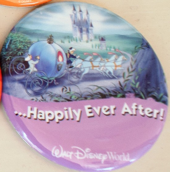 Happily Ever After Disney badge.