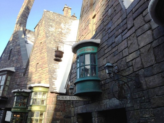 Public conveniences at the Wizarding World of Harry Potter.