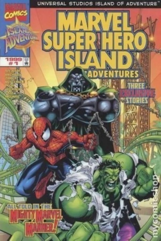 Marvel Super Hero Island Adventures comic book.