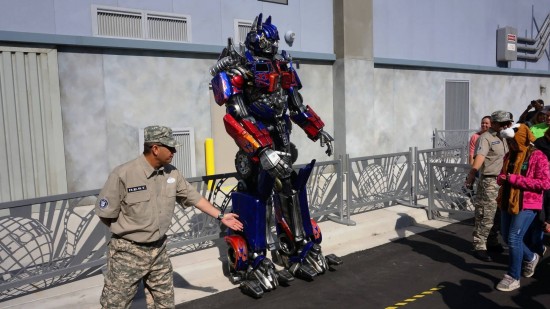 Optimus Prime at Universal Studios Florida.