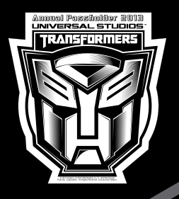 Universal Orlando Annual Passholders 2013 Transformers decal.