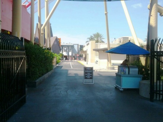 Side entrance to Universal Studios Florida.