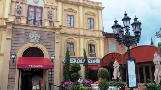 Via Napoli at Epcot's Italy Pavilion.