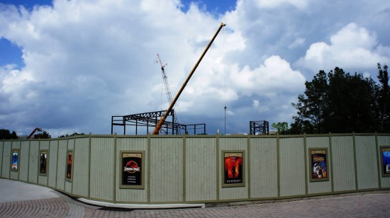 Construction in the former JAW & Amity area - September 12, 2012.