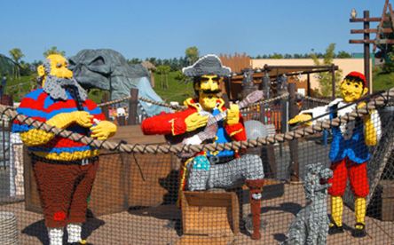 Pirate Shores at Legoland California.