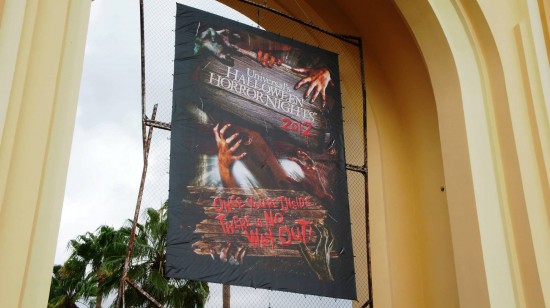 The entrance to Halloween Horror Nights 2012.