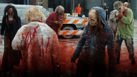 Walkers at Halloween Horror Nights 2012.