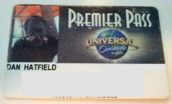 As you can see, Dan still has his plastic pass. But I don't think it is going to last much longer.