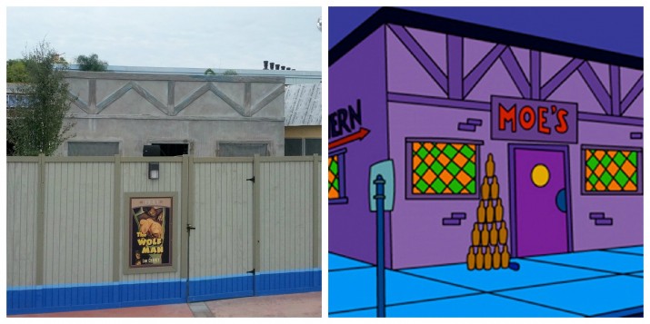 Moe's Tavern comparison - Universal Studios Florida Simpsons expansion.