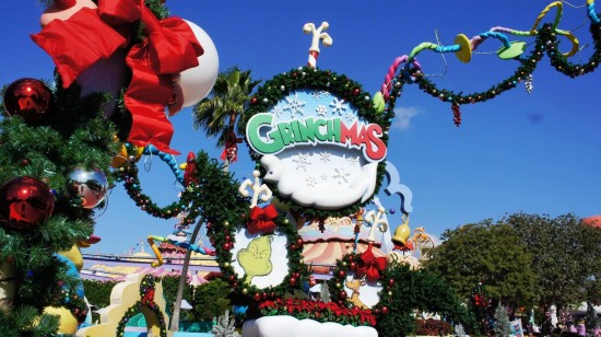 Grinchmas decorations 2012 at Islands of Adventure.