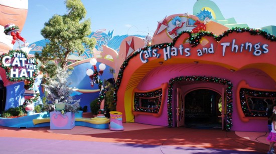 Grinchmas decorations 2012 at Islands of Adventure.