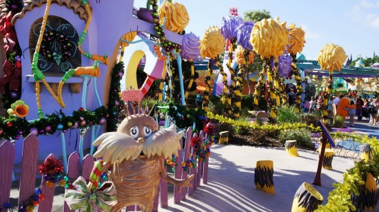 Grinchmas decorations 2012 at Islands of Adventure.