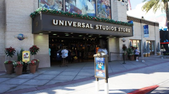 Holiday decorations 2012 at Universal Studios Florida.