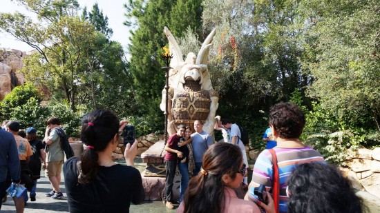 The bridge to Lost Continent is a popular spot for sudden stops.