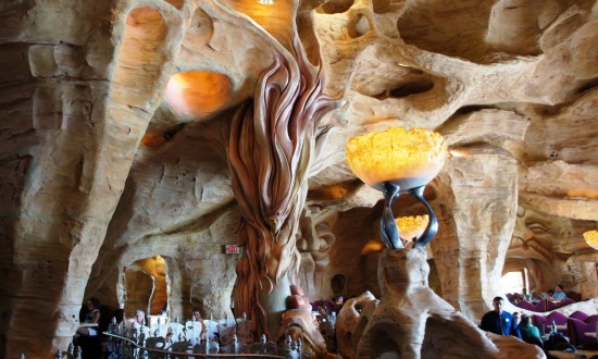 A glimpse inside Mythos at Islands of Adventure.
