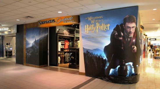 Universal store at Orlando International Airport.