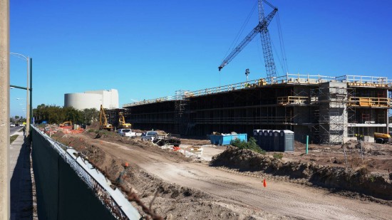 Cabana Bay Beach Resort under construction.