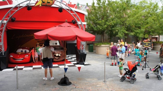 DCA's Cars Land: Similar to this DHS photo op, but bigger.