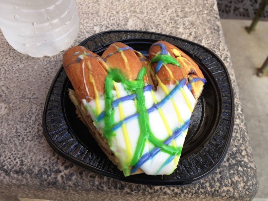 Snack options at Universal Mardi Gras 2013.