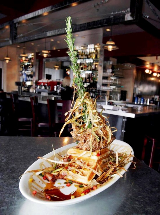 Hash House A Go Go restaurant in Orlando: Sage Fried Chicken & Waffles.