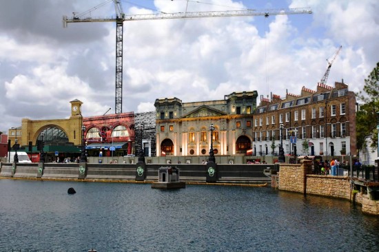 Harry Potter London waterfront concept.