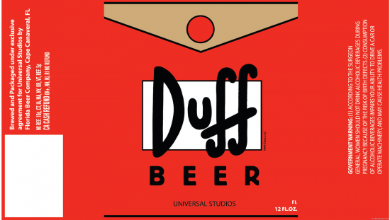 Duff Beer labels?