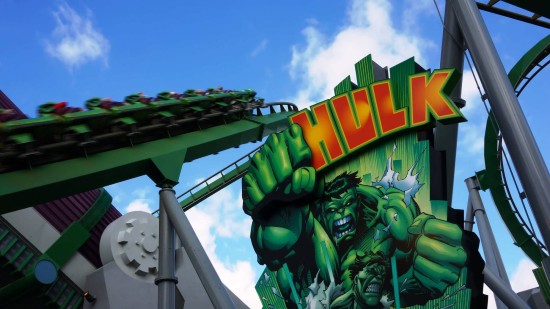 Incredible Hulk at Islands of Adventure.