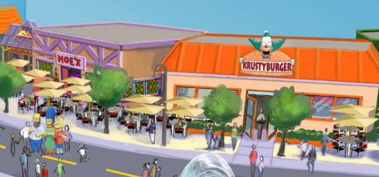 Krusty Burger at Fast Food Blvd at Universal Studios Florida.