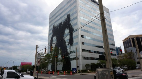 Decepticons attack downtown Orlando.