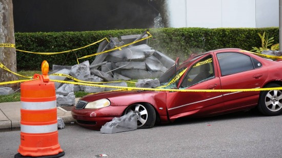 Decepticons attack downtown Orlando.