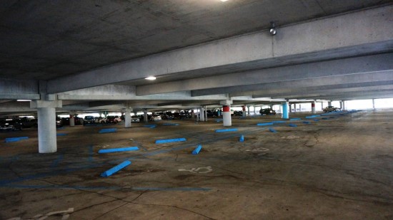 Universal Orlando's parking garage.