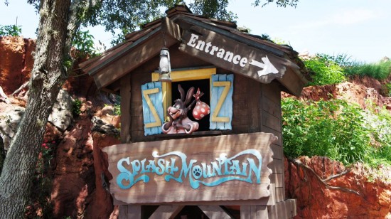 Splash Mountain at Magic Kingdom.