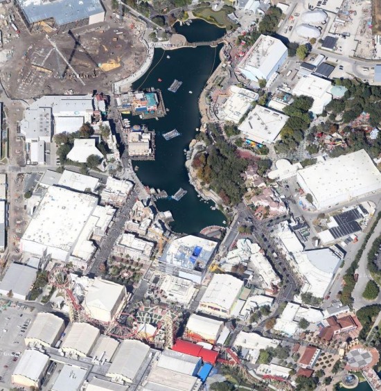 Universal Studios Florida courtesy of Google Maps.